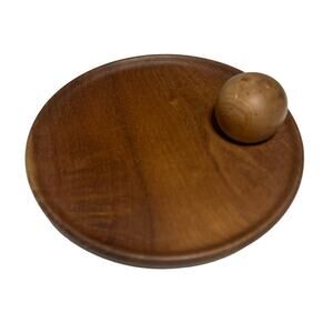 Vtg House of Myrtlewood Appetizer Cocktail Party Serving Tray Toothpick Holder